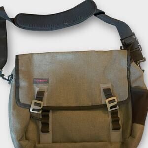 Timbuk2 15 Inch Laptop Messenger Bag Gray Red